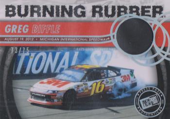 2013 Press Pass - Burning Rubber Holofoil #BR-GB2 Greg Biffle Front