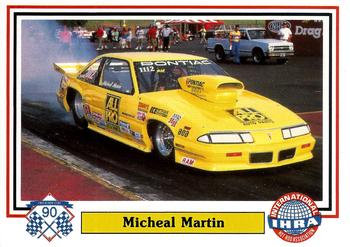 1990 Checkered Flag IHRA #22 Michael Martin Front