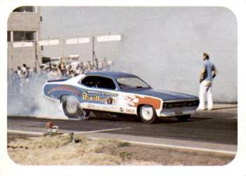 1973 Fleer AHRA Race USA #49 Ed McCulloch Front