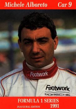 1991 Carms Formula 1 #25 Michele Alboreto Front