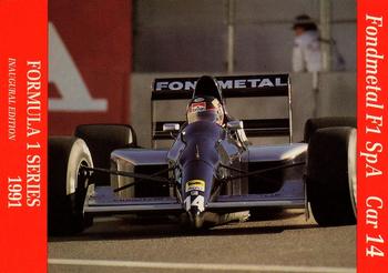 1991 Carms Formula 1 #38 Olivier Grouillard Front