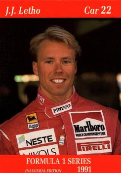 1991 Carms Formula 1 #61 J.J. Lehto Front