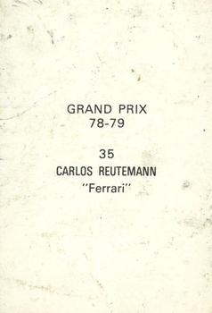 1978-79 Grand Prix  #35 Carlos Reutemann Back