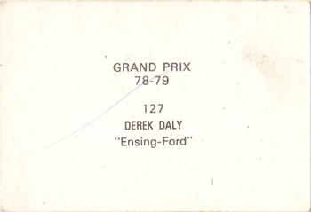 1978-79 Grand Prix  #127 Derek Daly Back