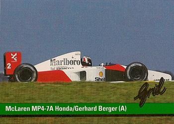 1992 Grid Formula 1 #2 McLaren/Berger Front