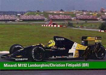1992 Grid Formula 1 #22 Minardi/Fittipaldi Front