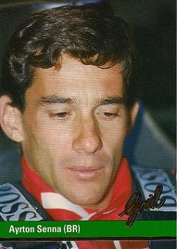 1992 Grid Formula 1 #34 Ayrton Senna Front