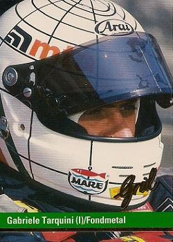1992 Grid Formula 1 #81 Gabriele Tarquini Front