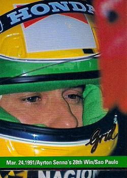 1992 Grid Formula 1 #188 Mar 24, 1991/Senna/Sao Paolo Front