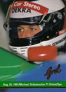 1992 Grid Formula 1 #194 Aug 25, 1991/Schumacher/Spa Front