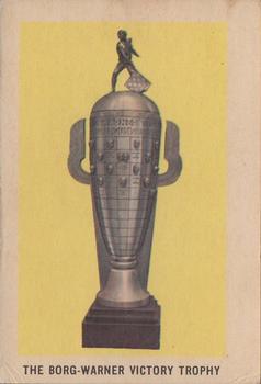 1960 Parkhurst Hawes Wax Indianapolis Speedway Winners (V338-2) #46 The Borg-Warner Trophy Front