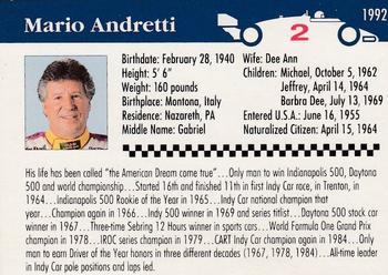 1992 Kmart #2 Mario Andretti Back