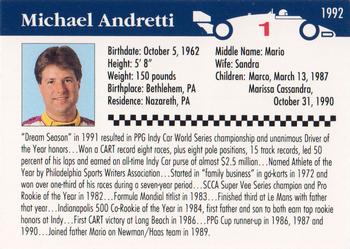1992 Kmart #1 Michael Andretti Back