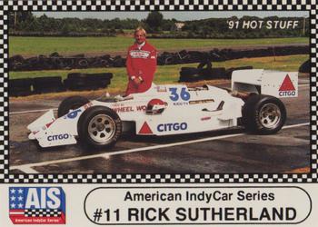 1991 Langenberg Hot Stuff American IndyCar Series #6 Rick Sutherland Front
