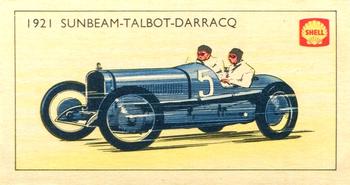 1970 Shell Racing Cars of the World #9 1921 Sunbeam Talbolt Darracq Front