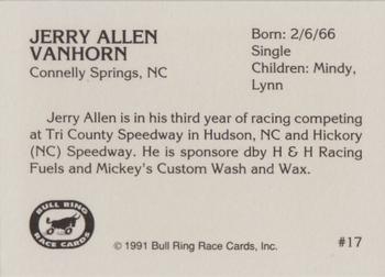 1991 Bull Ring #17 Jerry Allen Vanhorn Back