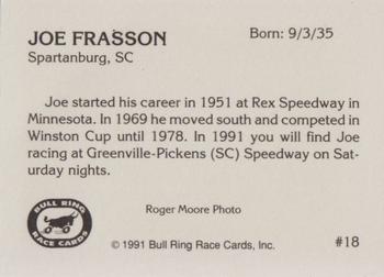 1991 Bull Ring #18 Joe Frasson Back