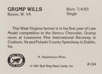 1991 Bull Ring #104 Grump Wills Back