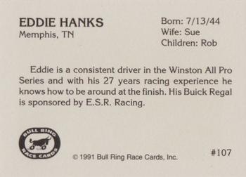 1991 Bull Ring #107 Eddie Hanks Back