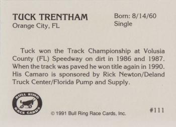 1991 Bull Ring #111 Tuck Trentham Back