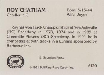 1991 Bull Ring #120 Roy Chatham Back