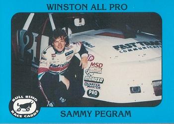 1992 Bull Ring #21 Sammy Pegram Front