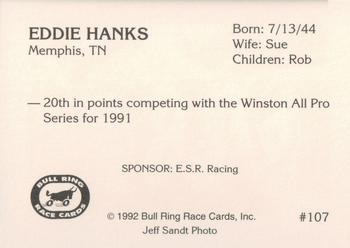 1992 Bull Ring #107 Eddie Hanks Back