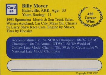 1991 Volunteer Racing Dirt Trax #4 Billy Moyer, Jr.'s Car Back