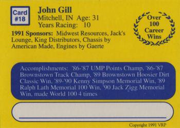 1991 Volunteer Racing Dirt Trax #18 John Gill's Car Back