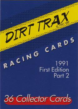 1991 Volunteer Racing Dirt Trax #72 Cover Front
