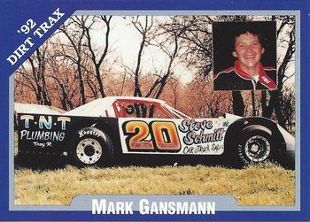 1992 Volunteer Racing Dirt Trax #64 Mark Gansmann Front