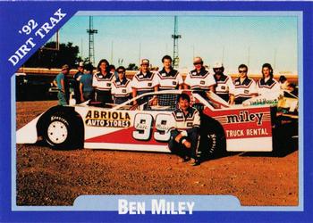 1992 Volunteer Racing Dirt Trax #79 Ben Miley Front