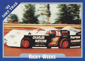 1992 Volunteer Racing Dirt Trax #98 Ricky Weeks Front