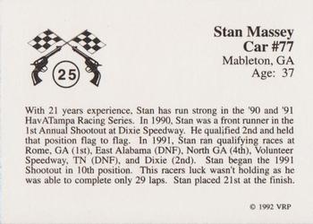 1991 Volunteer Racing Hav-A-Tampa #25 Stan Massey Back