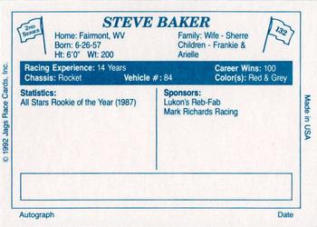 1992 JAGS #132 Steve Baker Back
