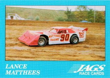1992 JAGS #198 Lance Matthees Front