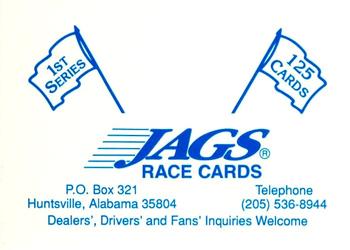 1992 JAGS #NNO Cover Card/Checklist 1-42 Front