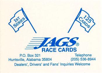 1992 JAGS #NNO Cover Card/Checklist 43-84 Front