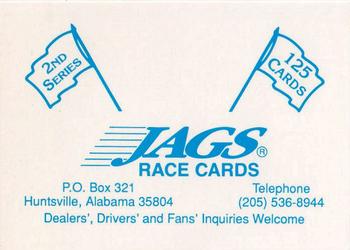 1992 JAGS #NNO Cover Card/Checklist 126-167 Front
