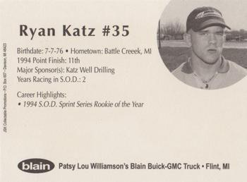 1995 JSK S.O.D. Sprints #NNO Ryan Katz's Car Back