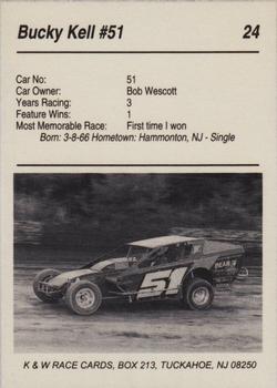 1991 K & W Dirt Track #24 Bucky Kell Back