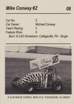 1991 K & W URC Sprints #08 Mike Conway Back