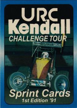 1991 K & W URC Sprints #43 Cover Card / Checklist Front