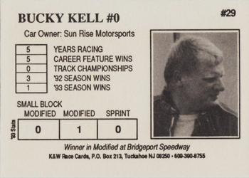 1994 K & W Dirt Track #29 Bucky Kell Back
