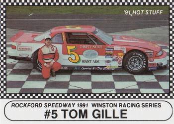 1991 Langenberg Hot Stuff Rockford Speedway #5 Tom Gille Front