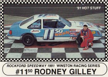 1991 Langenberg Hot Stuff Rockford Speedway #32 Rodney Gilley Front