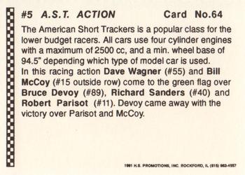 1991 Langenberg Hot Stuff Rockford Speedway #64 Dave Wagner/Bill McCoy/Bruce Devoy/Richard Sanders/Robert Parisot Back