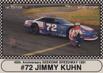 1991 Langenberg Hot Stuff Seekonk Speedway #8 Jimmy Kuhn Front
