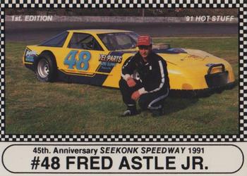 1991 Langenberg Hot Stuff Seekonk Speedway #15 Fred Astle, Jr. Front