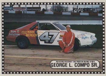 1992 Langenberg Flash Rockford Speedway #NNO George Compo Front
